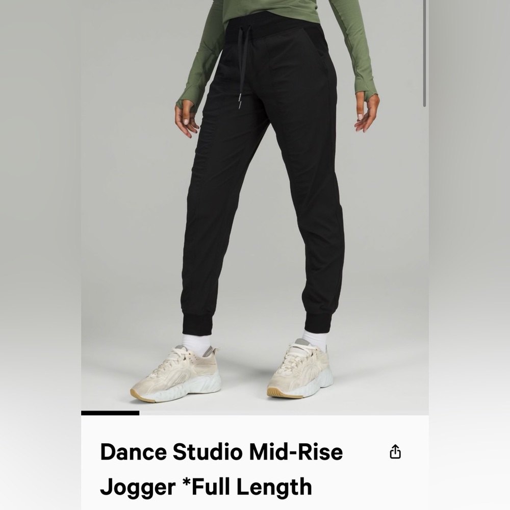 Lululemon Dance Studio Mid-Rise Jogger - full length
